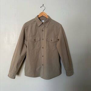 Uniqlo Men's Beige Overshirt Jacket